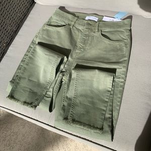 LOFT high waist skinny crop jeans